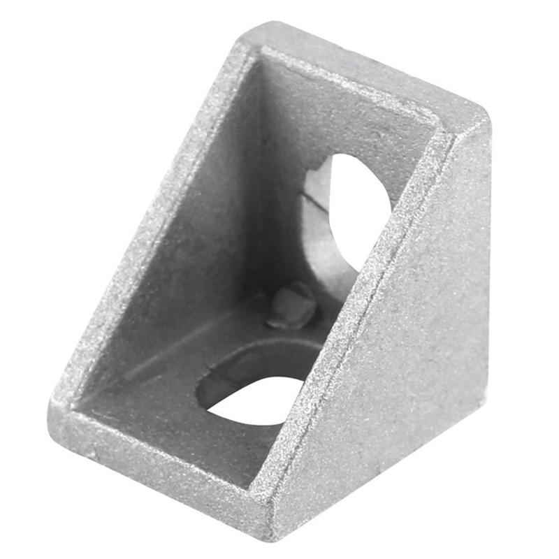 10 Pcs Aluminum Corner Bracket, L Shape Right Angle Joint Bracket Fastener Home Hardware for 20mm Aluminum Extrusion (20mmx