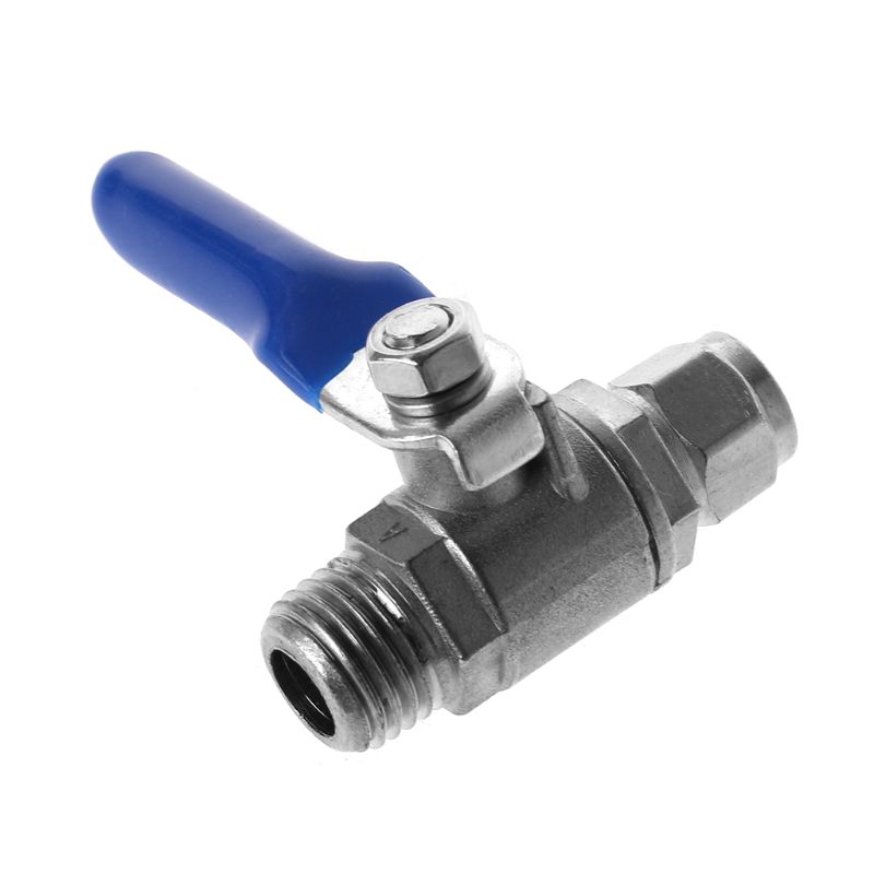 neue Wasserfilter Umkehrosmose T Einlass Ball Ventil Set 1/2 "BSP Zu 1/4" Rohr
