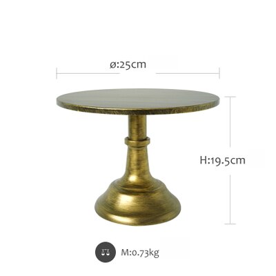 Sweetgo Grand Baker Cake Stand 10 Inch Voor Bruiloft Tafel Verstelbare Hoogte Fondant Cupcake Display Accessoire Party Bakvormen: Black good