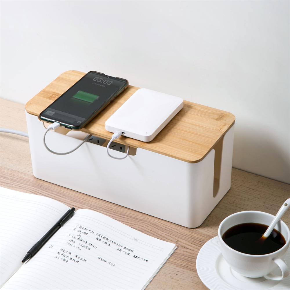 Plug Board Socket Storage Box Bracket Cable Home Decor Desktop Organizer Safety Plug Board Socket Container