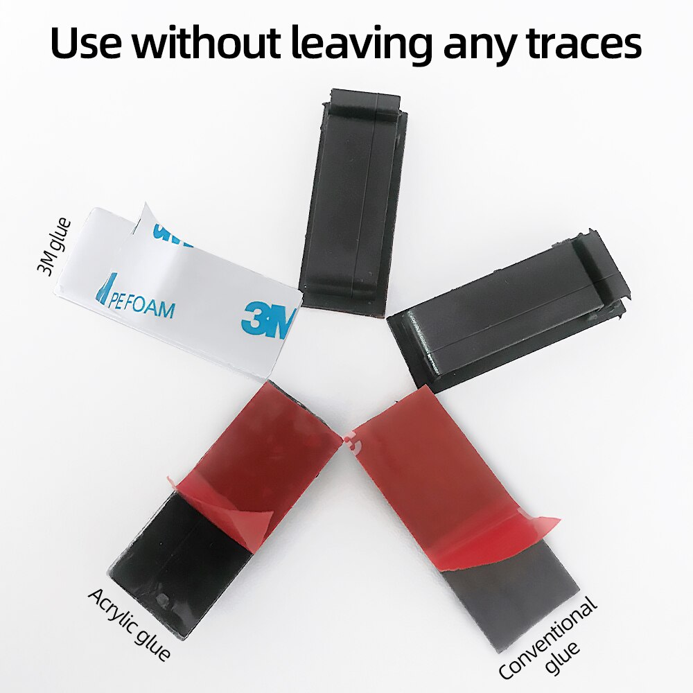 !ACCEZZ 30pc Large Wire Organizer Cable Holder Cord Management Harness Clamp Clip for PC Power Cable Wiring Desktop Cord Manager