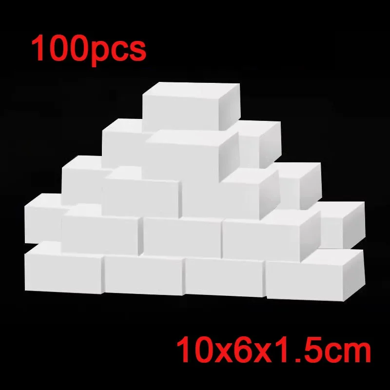100/50/25 Stück Melamin-Schwamm, magischer Schwamm, Nano-Reiniger, Reinigung, Auto, Geschirrspülen, Flecken entfernen, Zuhause, Küche, Badezimmer, 100 x 60 x 15 mm: Armee Grün