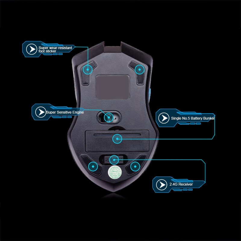 Keyboard Mouse Combos Waterproof Multimedia 2.4GHz Wireless Gaming Keyboard USB Cordless Mous DJA99