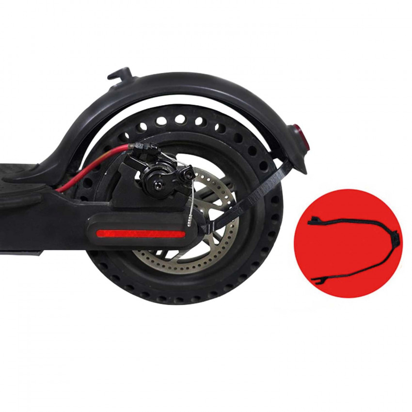 Snelheid Leeuw-Elektrische Scooter Spatbord Stand, Abs Plastic, Zwarte Kleur, 13X8X2.5Cm, 2 Vervanging Schroeven, Duurzaam