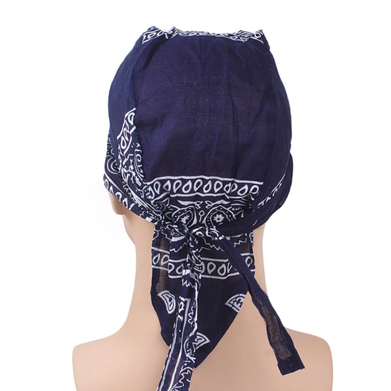 Extérieur Bandana Chapeau Peut Protéger Votre Peau Loin Du Fort Ensoleillement Amibe Pirate D'équitation Coiffure Mélange Couleur