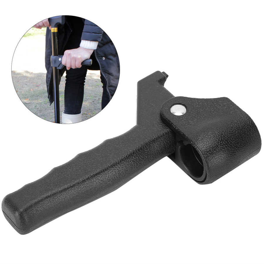 Elderly Old Man Walking Cane Handle Walking Stick Auxiliary Handle for 22mm Tube Diameter Walking Cane Accessories