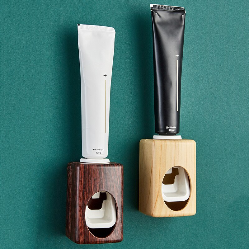 Automatische Tandpasta Dispenser Houder Wall Mount Tandpasta Knijper Badkamer Accessoires Set