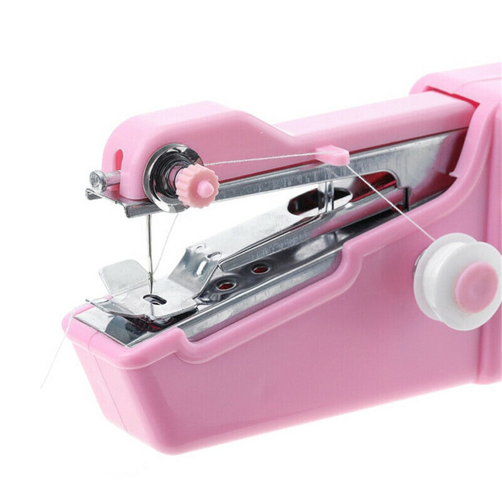 Portable Hand Sewing Machine Mini Electric Stitch Household Cordless Needlework Set For Repairs Diy Clothes Stitchin Sew Tools