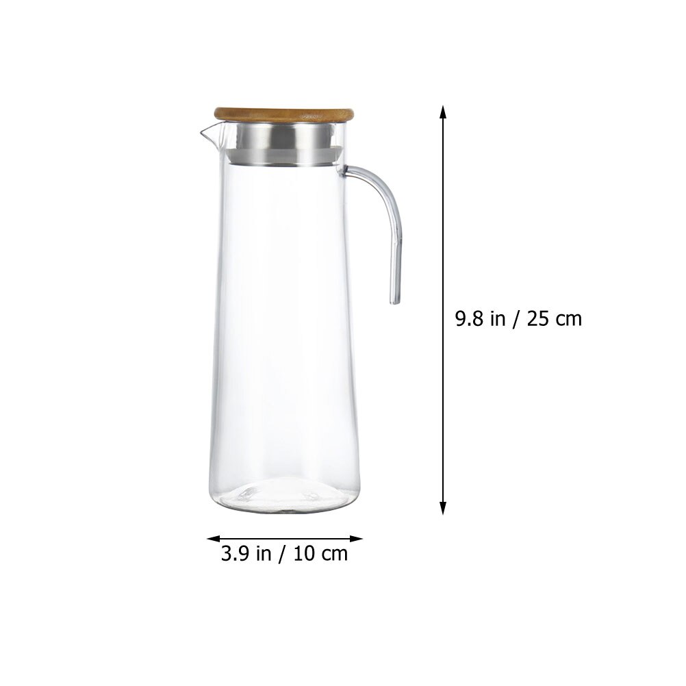 Clear Water Pitcher Acrylic Ice Water Pitcher Kitchen Beverage Pitcher Drinking Pitcher with Lid