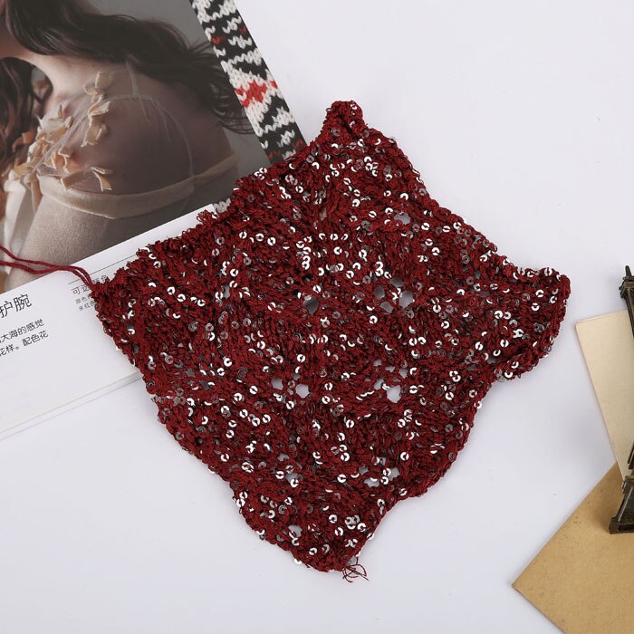 100g/ball Shiny Sequin Yarn Colorful Crochet Thin Thread Yarn for Hand Knitting Sweater Shawl Yarn DIY Crochet Hook Thread