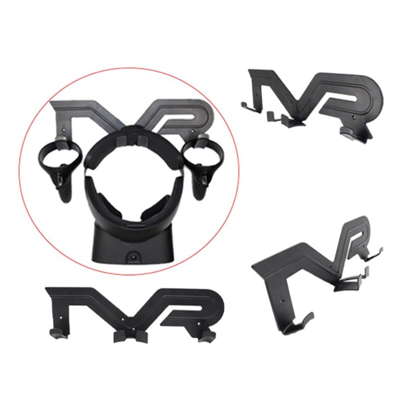 VR Headset Wall Mount - for Oculus Quest 2 Controller Stand - Virtual Reality Accessories Holder