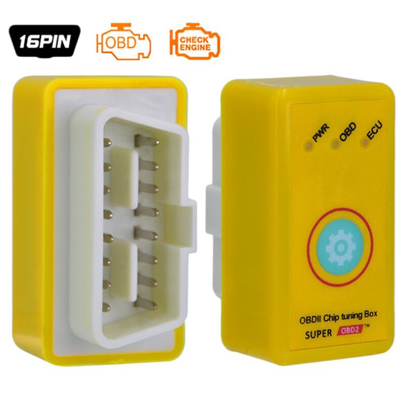 1pc SuperOBD2 Chip tuning Box OBDII Interface Plug and Drive OBD for diesel