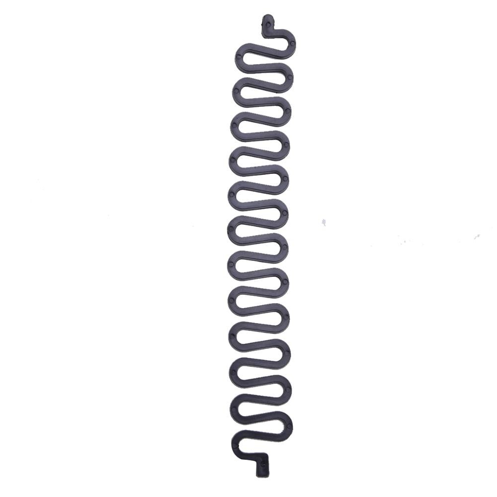 Herramienta de trenzado de pelo en 3 colores, rodillo trenzado de hueso de pescado, moño para peinado, tejido, banda de rodillos, accesorios para el hogar: black