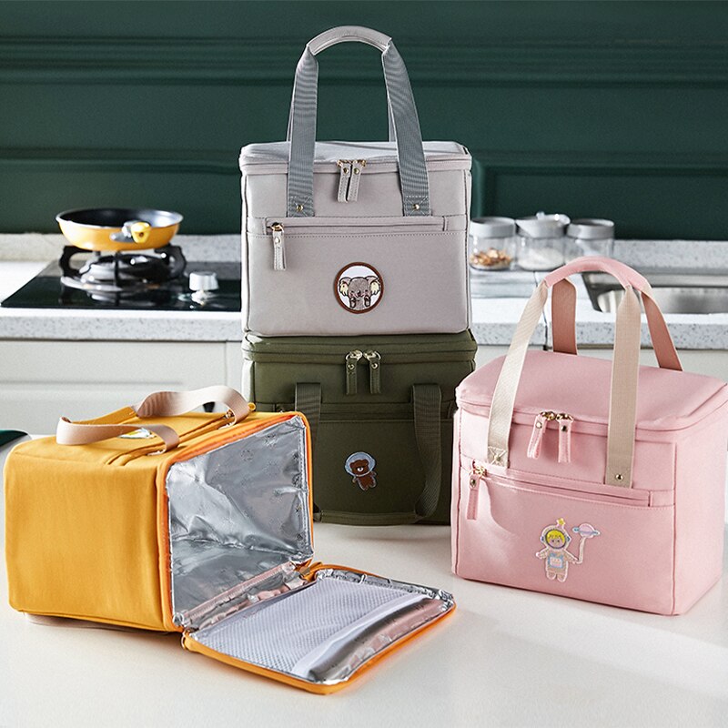 Waterdichte Lunch Tas Kids School Bento Tote Kantoor Vrouwen Voedsel Thermische Pouchs Outdoor Camping Picknick Fruit Snack Organiseren Handtas