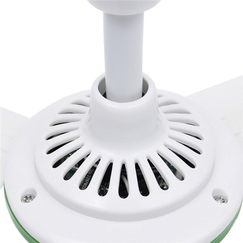 1Pc DC12V 6W Plastic 3 Bladeren Borstelloze Converter Motor Batterij Mini Plafond Ventilator Met Schakelaar