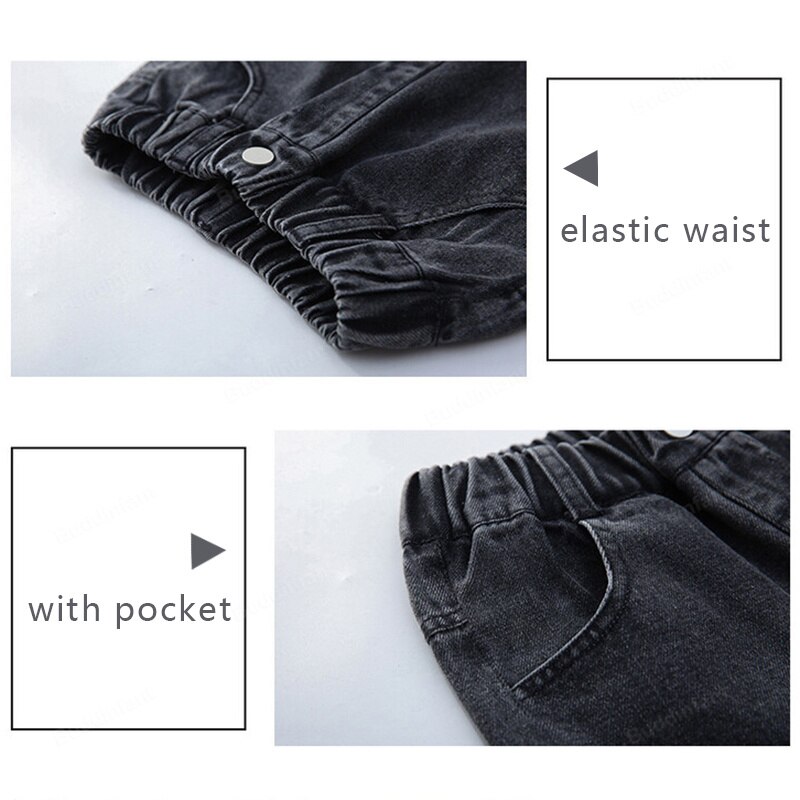 Pantalones vaqueros a la para niñas, ropa para adolescentes de 6, 8, 10, 12 y 14 años, primavera y otoño