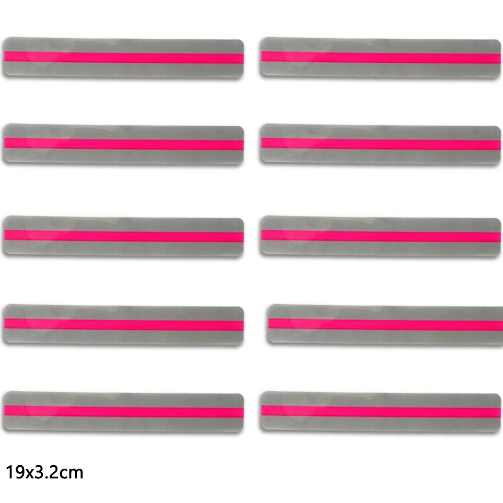 6/8/10 Pcs Transparent Reading Guide Strip School Supplies Highlighter Colored Overlays Plastic Bookmark For Dyslexia Student: 10Pcs-rose