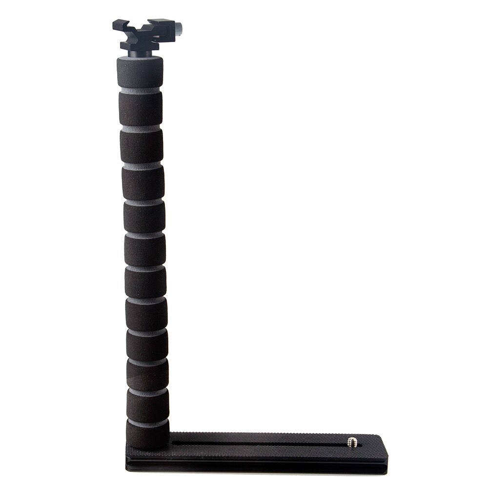 L-shaped Bracket Flexible Arm SLR Camera Shoe Flash Mount Adapter Camera Flash Led Light Bracket Grip Tripod Holder