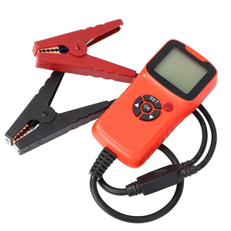 12V Car Battery Tester Vehicle Car LCD Battery Test Analyzer Auto System Analyzer Voltage Ohm CCa Test Diagnostic Tools