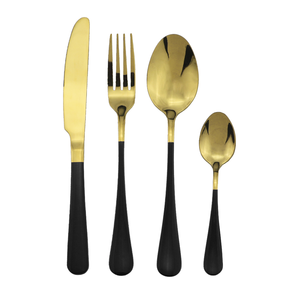 Bestek Set, 24 Delige RVS Bestek, Bestek Set Voor 6 Personen, Lepel Mes En Vork Sets