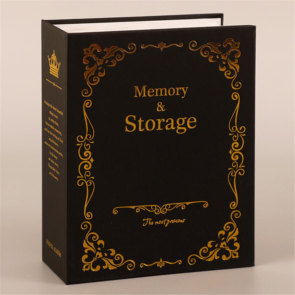 Album Photo de 6 pouces avec 100 pochettes, étui pour photos, Scrapbooking, cadre pour enfants: Black