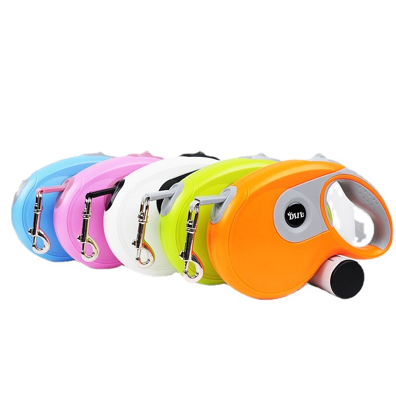3M 5M 40KG Dogs Retractable Dog Leash Flexible Automatic Extending Walking Lead Rope Traction for Small Medium Dog 10 Colors