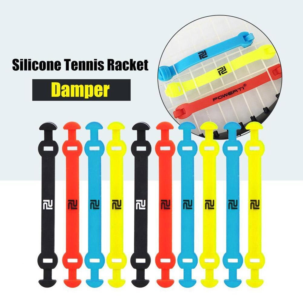 Tennis Racket Damper Shock Absorber Racquet Vibration Absorbing Shock Bat Vibration Tennis Dampener Anti-slip Silicone Redu H6u1