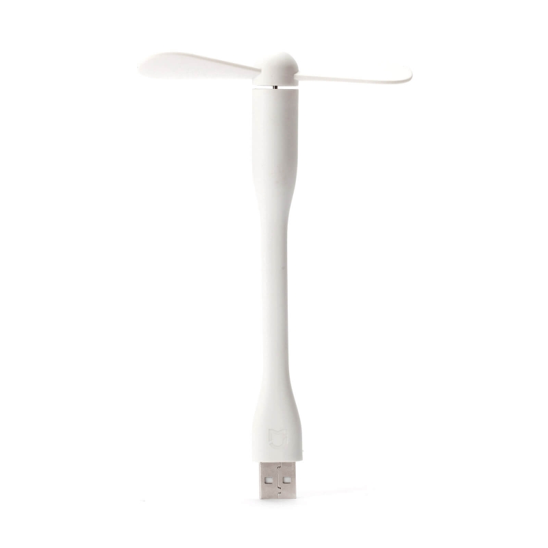 Original Xiaomi Mijia Portable USB Fan Flexible USB Fan Cooler for Power Bank Laptop Notebook Computer Flexible Fan: white