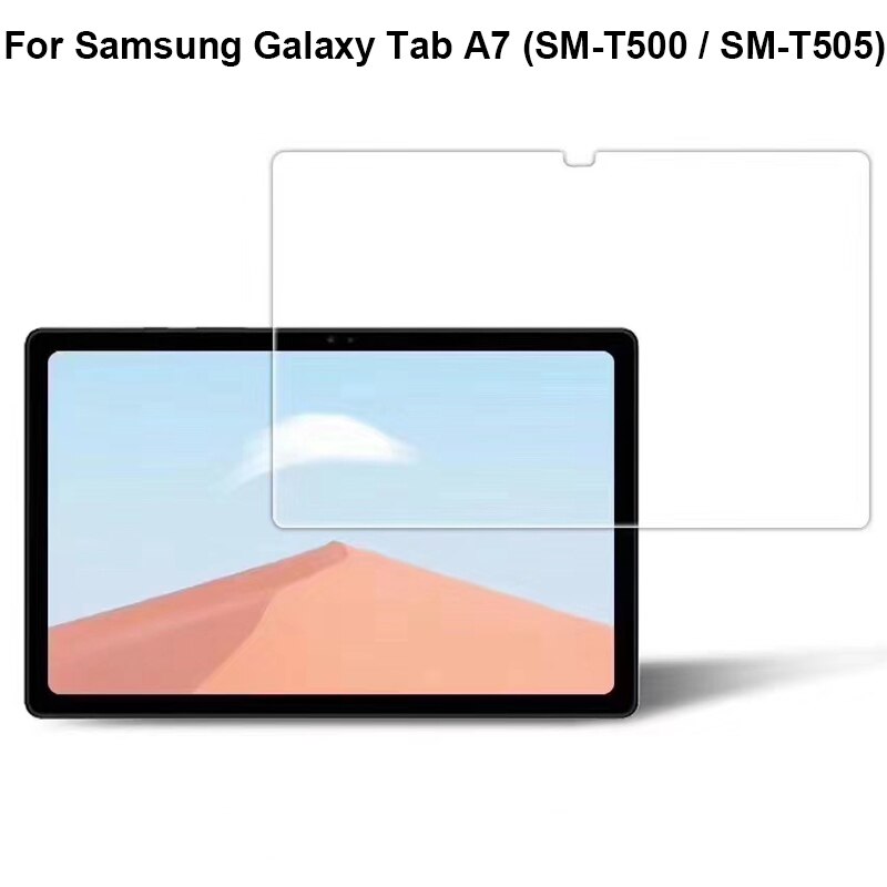 För samsung galaxy tab  a7 skärmskydd i härdat glas sm -t500 sm-t505 sm-t507 skärmfilm