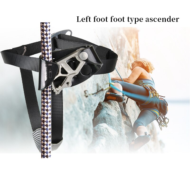 Outdoor Foot Ascender Riser Left Rock Climbing Mountaineering Equipment Climbing Device: Default Title