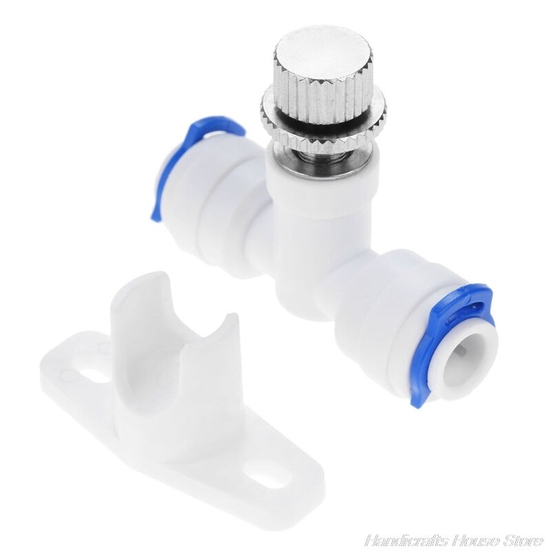 Reverse Osmosis 1/4" Hose RO Water Flow Adjust Valv-e Regulator Waterflow Control Valv-e Connector Fitting Water Speed M15 21