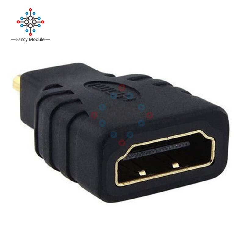 Micro Hdmi Male Naar Hdmi Female Adapter Coupler Connector Converter Ondersteuning 3D 4K 1080P Resolutie Micro Hdmi-poort apparaten