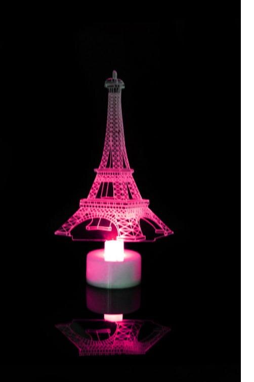 Natale ah CONDOTTO LA Luce di Natale Babbo Natale Pupazzo di Neve Luce di Notte del veloce Colorato Acrilico Luce 3d stereo Luce di Notte Complementi Arredo Casa Lampada Regalo di Natale: 05