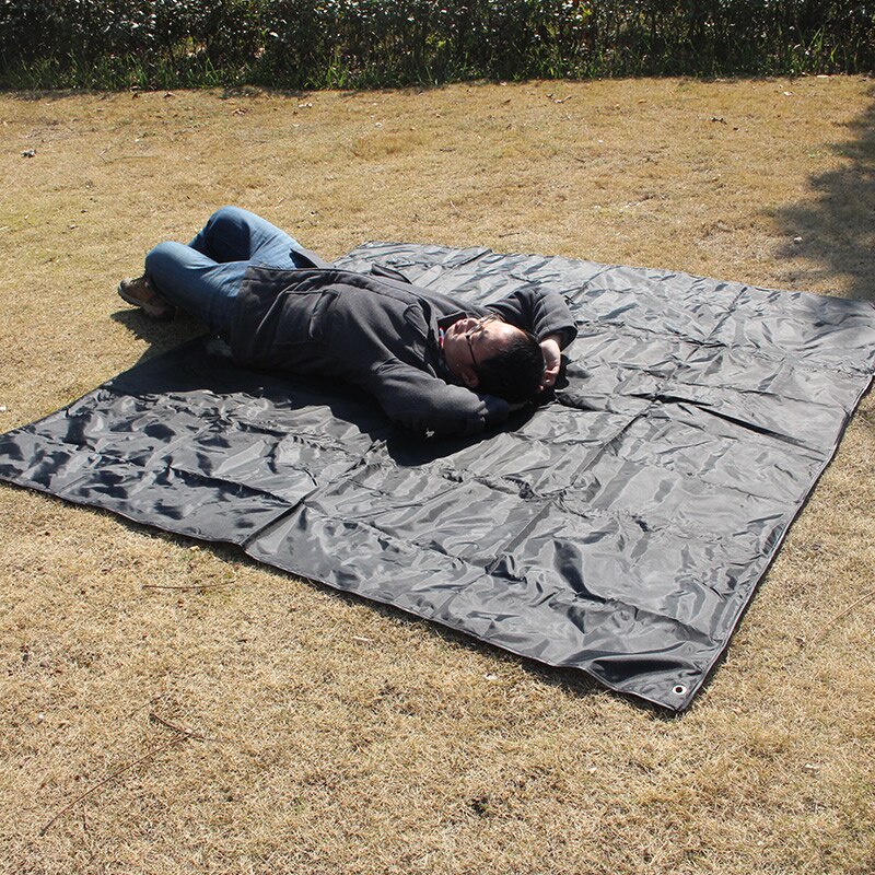 210*200cm Oxford Outdoor Camping Mat Pad Waterproof Double Sided Picnic Tent Blanket Foldable Beach Mat Ground Sheet Tarp Mats