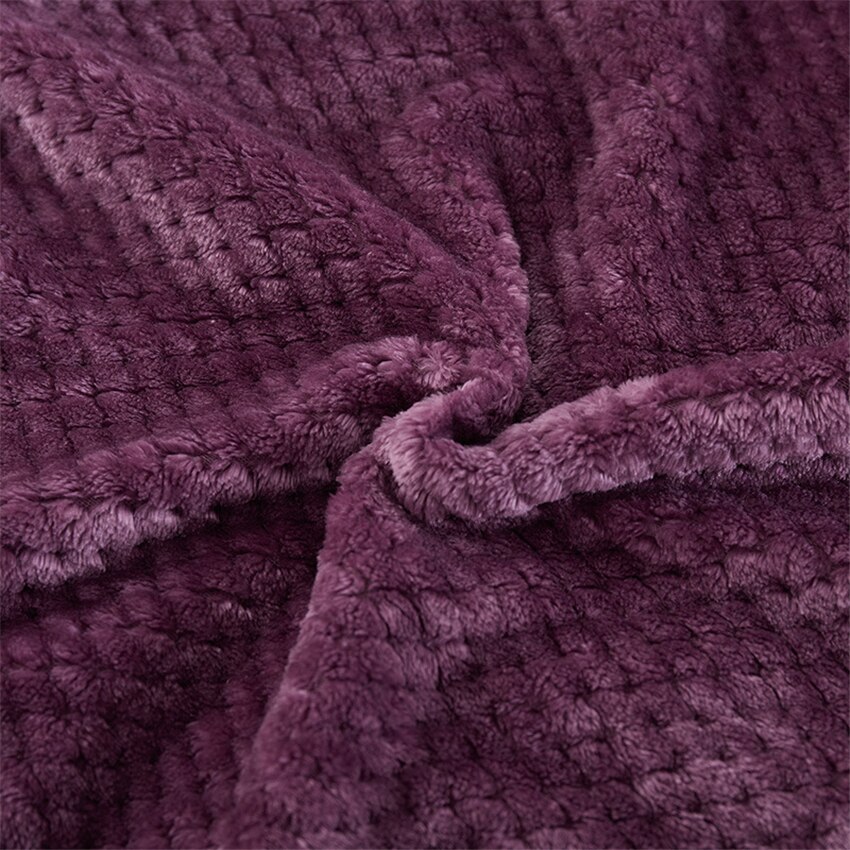 Weiche Warme Korallen Vlies Decke Winter Blatt Bettdecke Sofa Plaid Werfen Licht Dünne Mechanische Waschen Flanell Decken