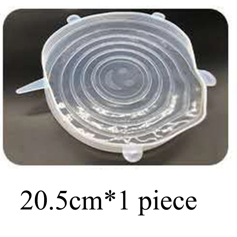 16-maten siliconen stretchdeksels Universele deksel Siliconen kom Potdeksel Siliconen deksel Pan Koken Voedsel Verse deksel Magnetrondeksel: Chocolade