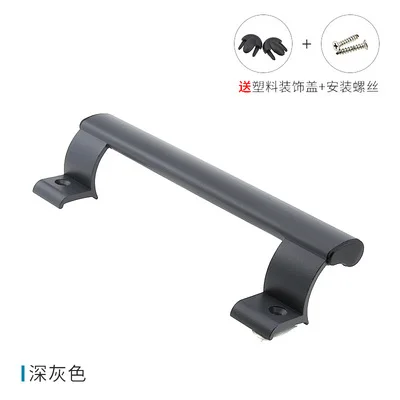 Balkonschuifdeurgreep Aluminiumlegering Duw- en trekdeurgreep Kunststof deur- en raamgreep: Champagne