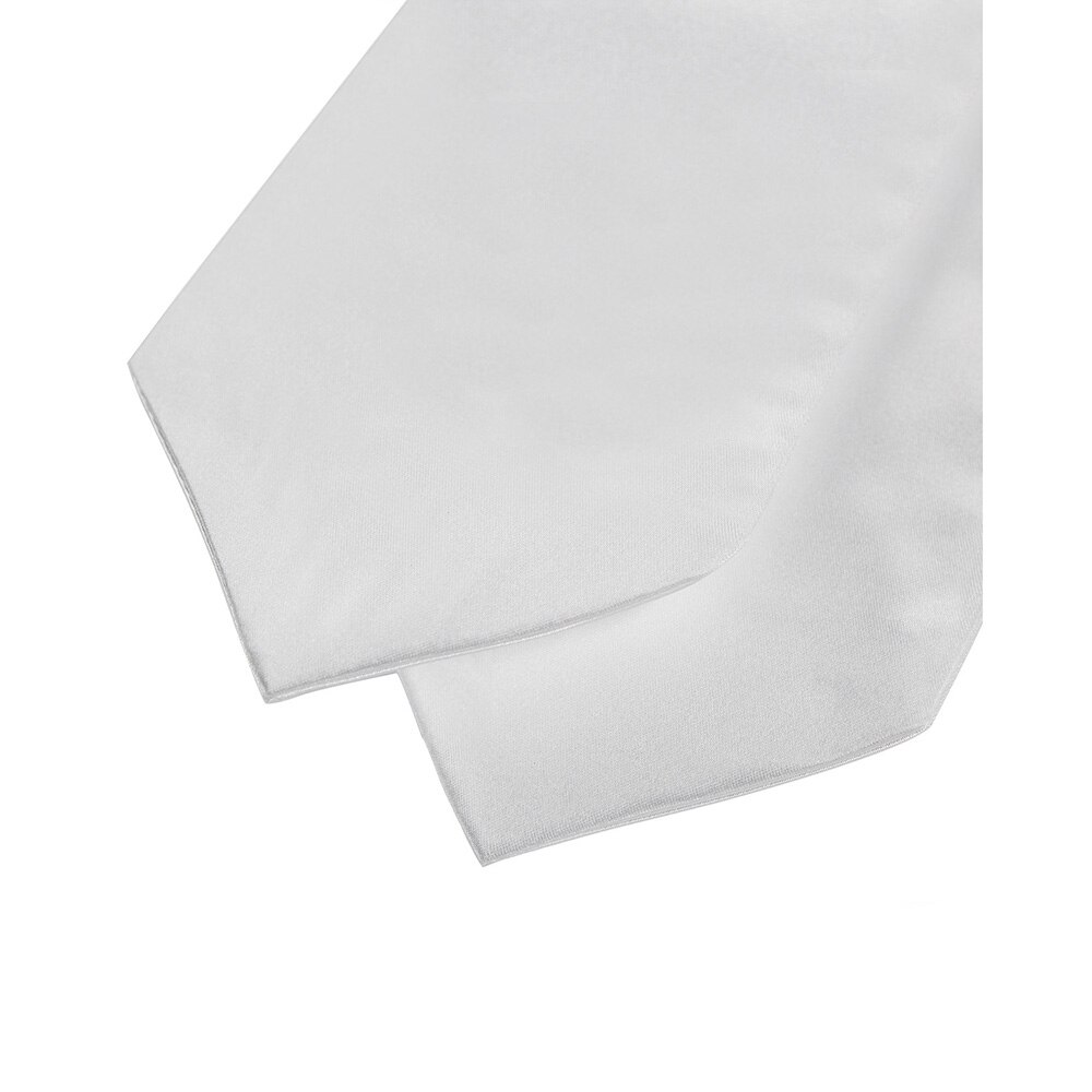 Graduationmall Adult Graduation Plain Stole Satin Fabric In White