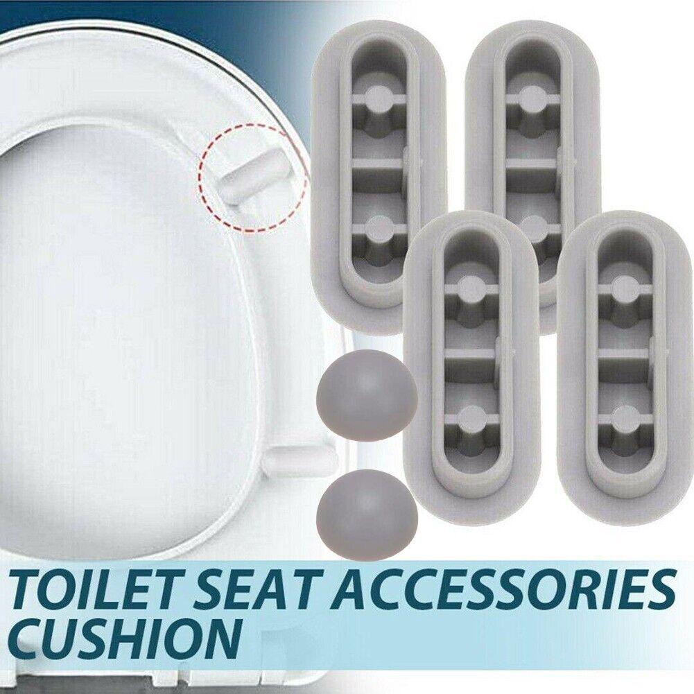Toiletten deckel Zubehör brandneue Toiletten sitz puffer Pack-White Stop Stoßstange Sitz Stoßstangen obere Abdeckung Kissen Klebe pads Toilette