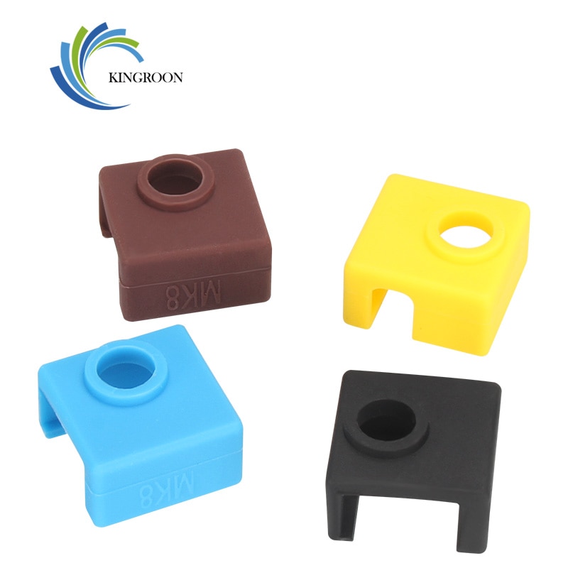 KINGROON MK7 MK8 Beheizte Block Abdeckung Schutzhülle Silikon Socke Abdeckung 3D Drucker Erhitzt Block Heißer Ende Socke 3D Drucker Teile