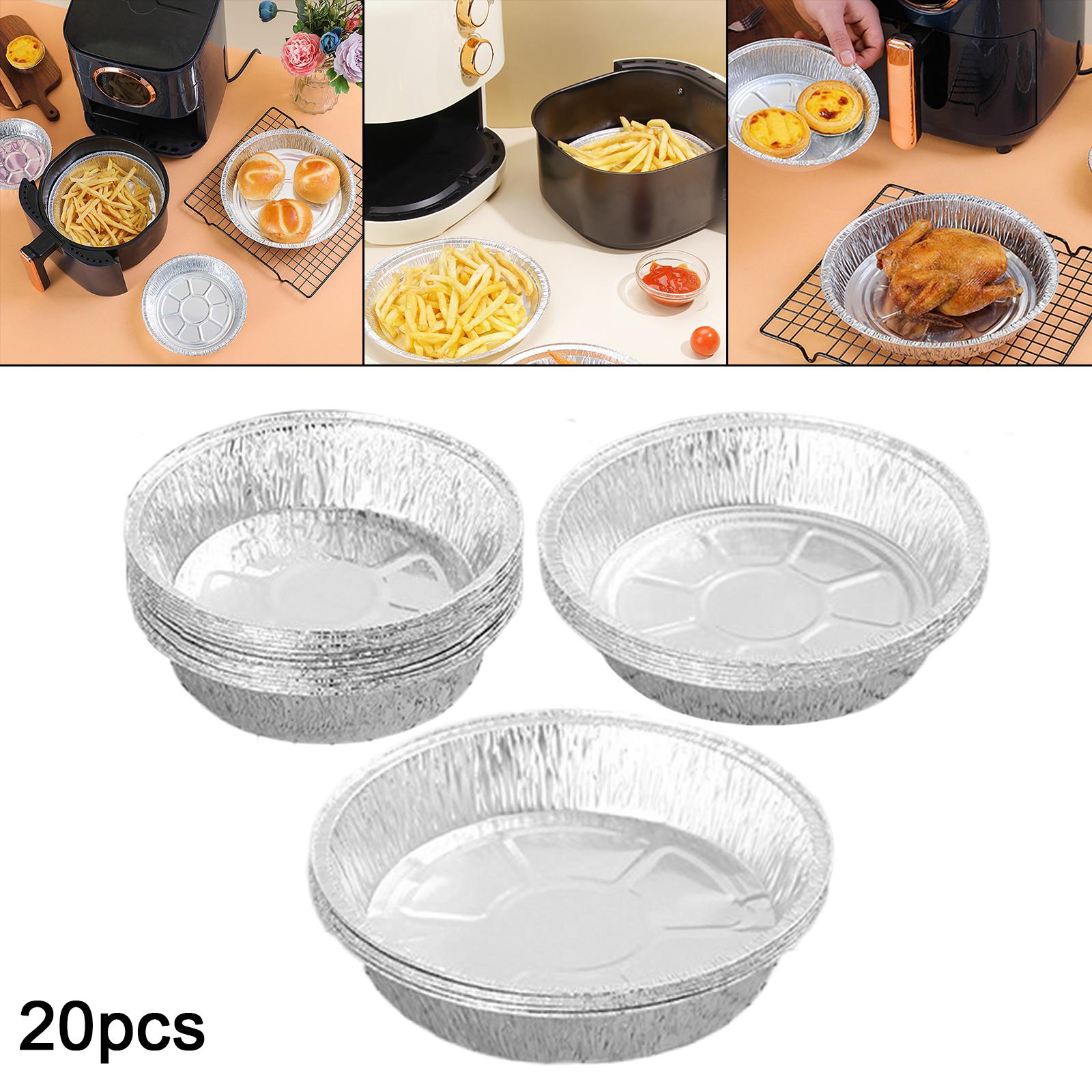 20 Stuks Wegwerp Aluminiumfolie Pie/Tart Pan Voor Zelfgemaakte Taarten &amp; Quiche Valentijn