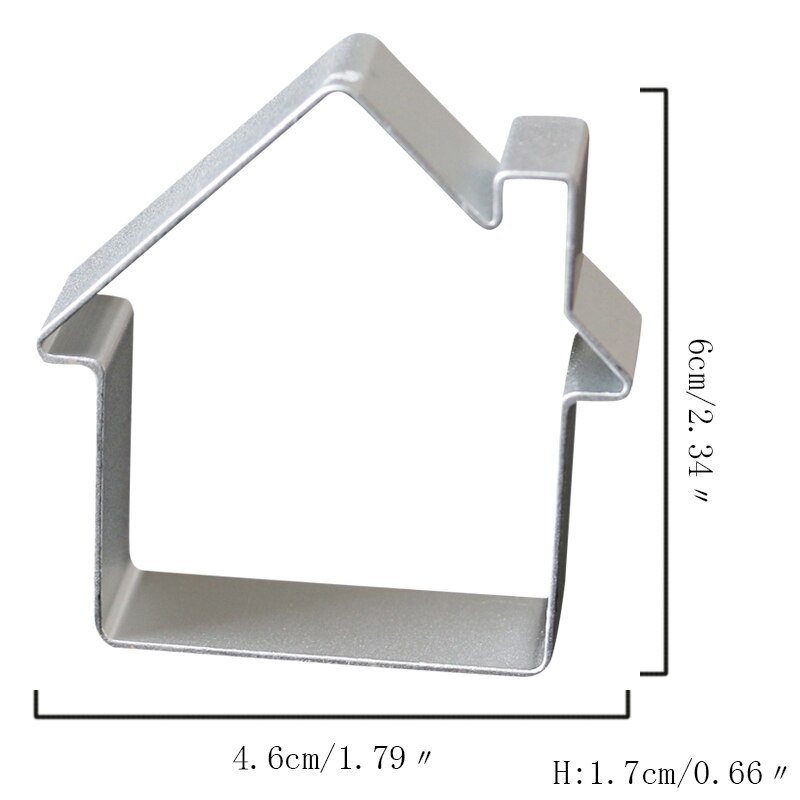 House Shape Cookie Cutters Cake Cake Decorating Tools Cookie Tools Baking Cutter Mold Cake Tools