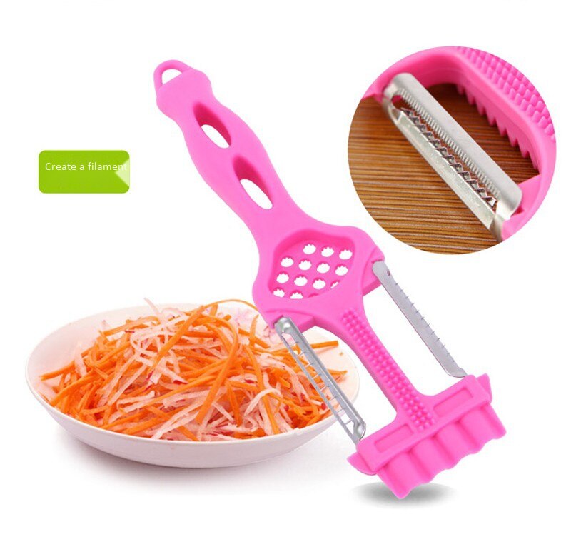 Cortador de verduras multifunción pelador en juliana, pelador en juliana, rallador de zanahorias, herramienta de cocina, cortador de vegetales para Cocina