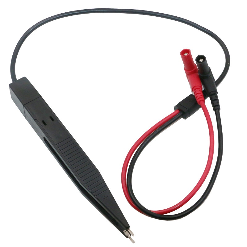SMD Inductor Test Clip Probe Tweezers for Resistor Multimeter Capacitor