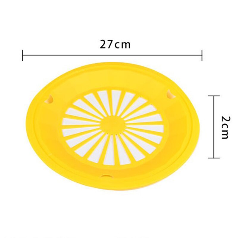 10Pcs BBQ Paper Plate Holder Plastic Dinner Plates Reusable Barbecue Trays For Pot Restaurant Business Cutlery Plastic Plate