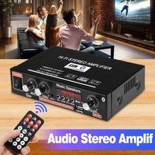 Bluetooth 2CH Hifi Audio Stereo Eindversterker Lcd-scherm Fm Radio Home Theater Versterkers Met Afstandsbediening Voor Car Home