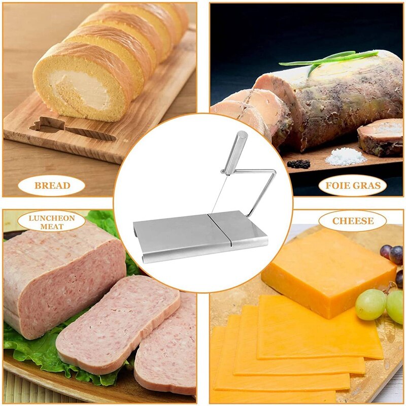Stainless Steel Cheese Slicer Multifunctional Cheese Slicer Cheese Divider Cheese Butter Cutter