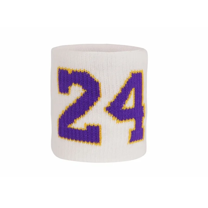 Muñequeras deportivas profesionales para baloncesto, banda para el sudor para Fitness, soporte para muñeca, envolturas para bádminton, tenis, banda de mano de algodón, 1 ud.: Blanco