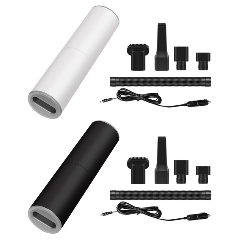 120W Cylinder Shape Mini Handheld Auto Vacuum Cleaner Wet and Dry Dual Use Powerful Suction Vacuum Cleaner For Car