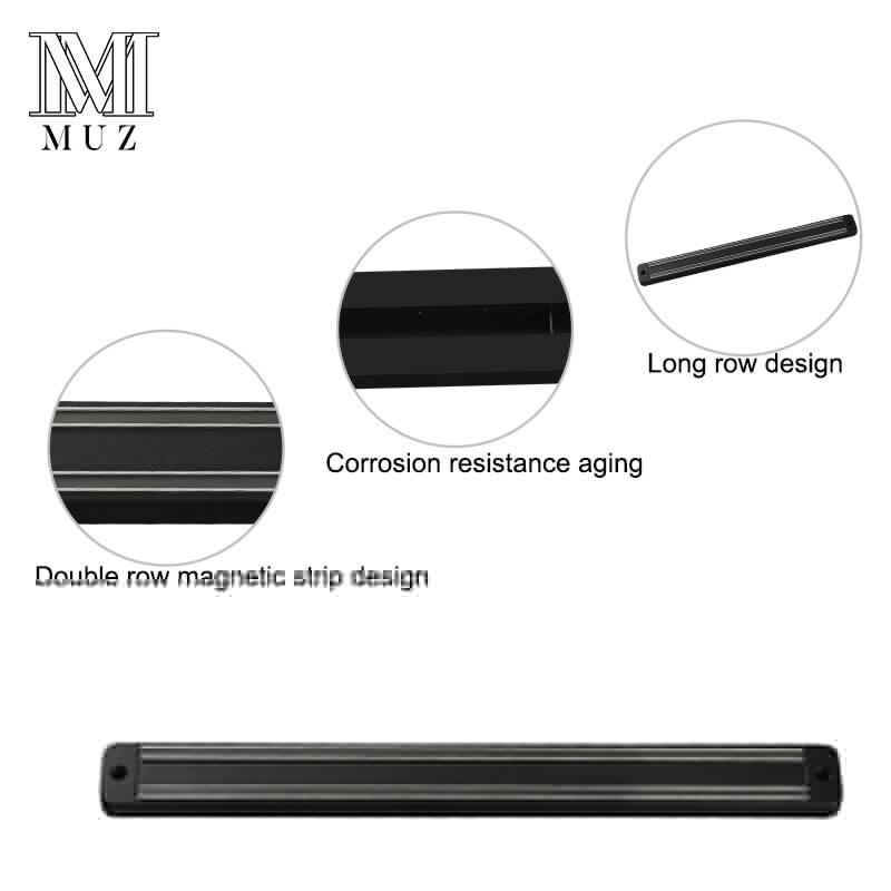 18 tommer 45cm magnetisk knivholder lengde magnet veggfeste knivstativ rustfritt stål 304 magnet kniver blokk kjøkkenkniv verktøy